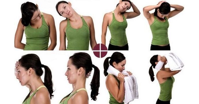 exercícios para o pescoço com osteocondrose exemplo 2